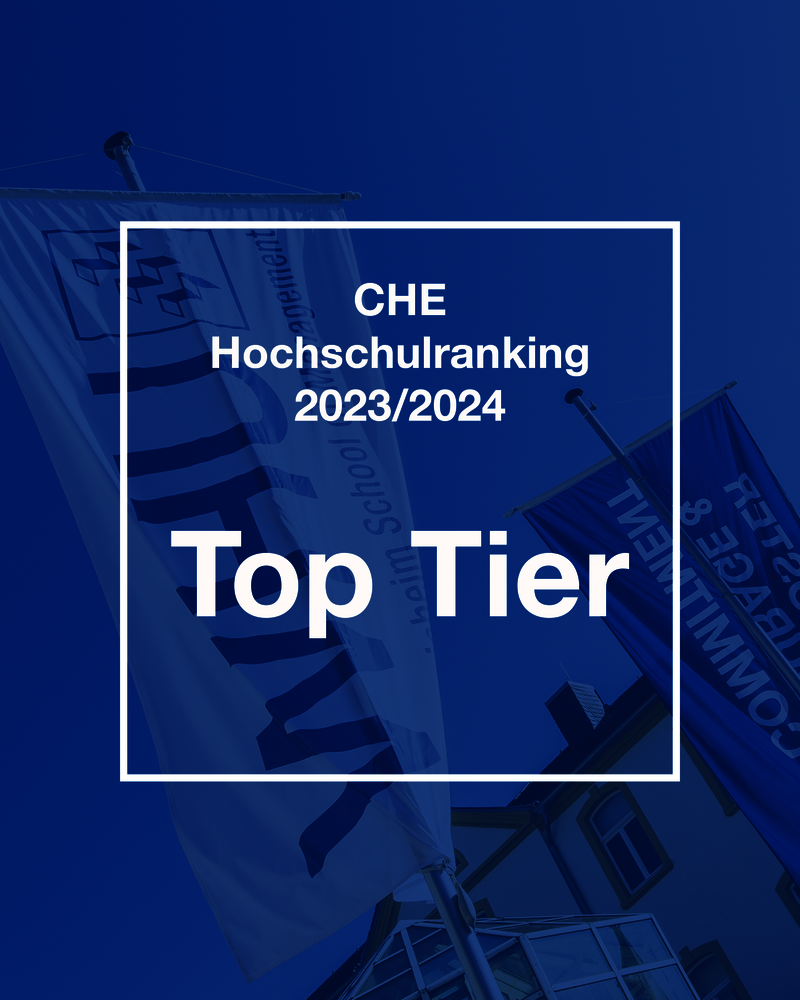 CHE Master's Ranking - WHU - Top Tier