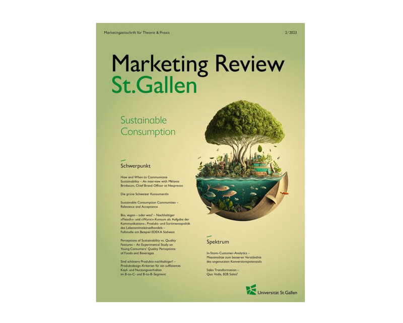 New research paper published in Marketing Review St. Gallen