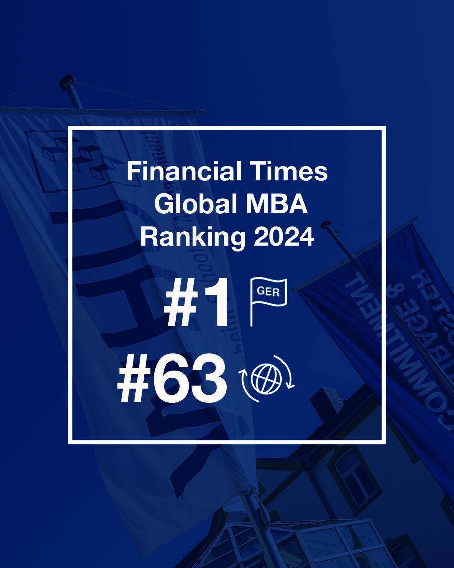 WHU Offers Germany’s #1 Full-Time MBA