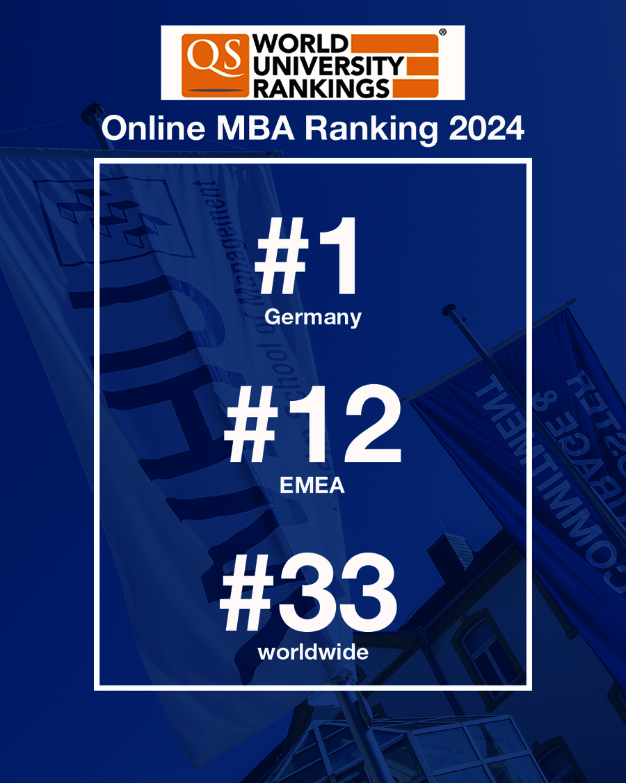 QS Ranking: WHU’s Global Online MBA is #1 in Germany